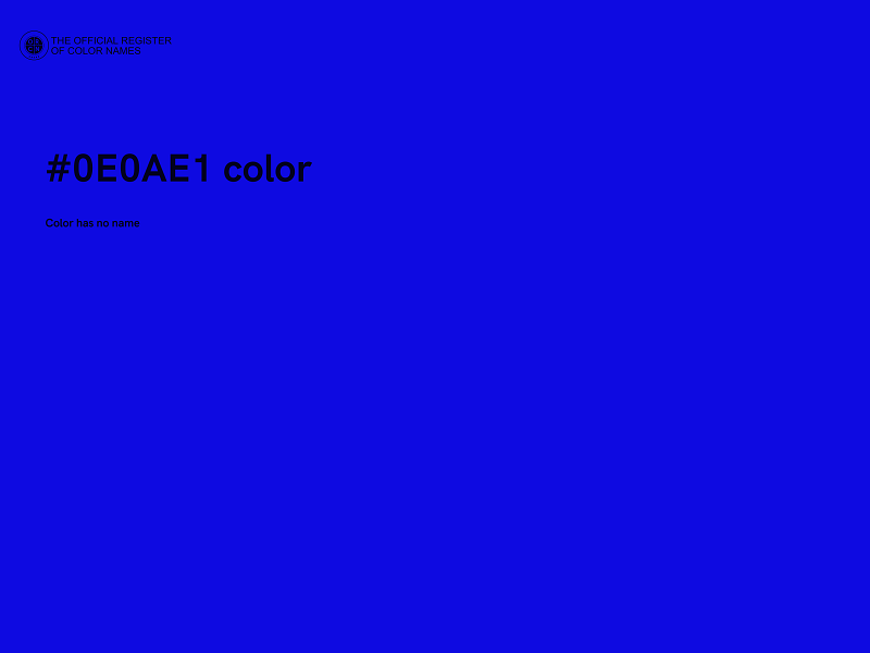 #0E0AE1 color image