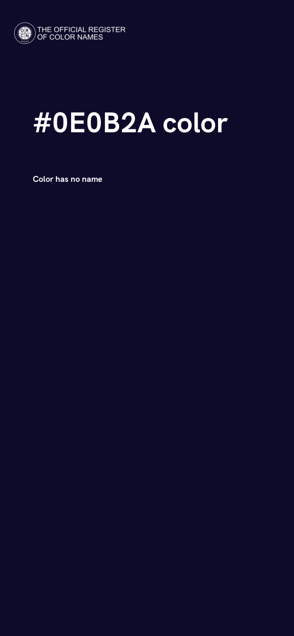 #0E0B2A color image