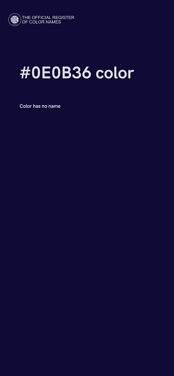 #0E0B36 color image