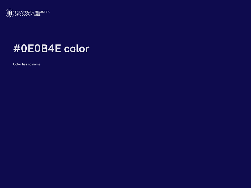 #0E0B4E color image