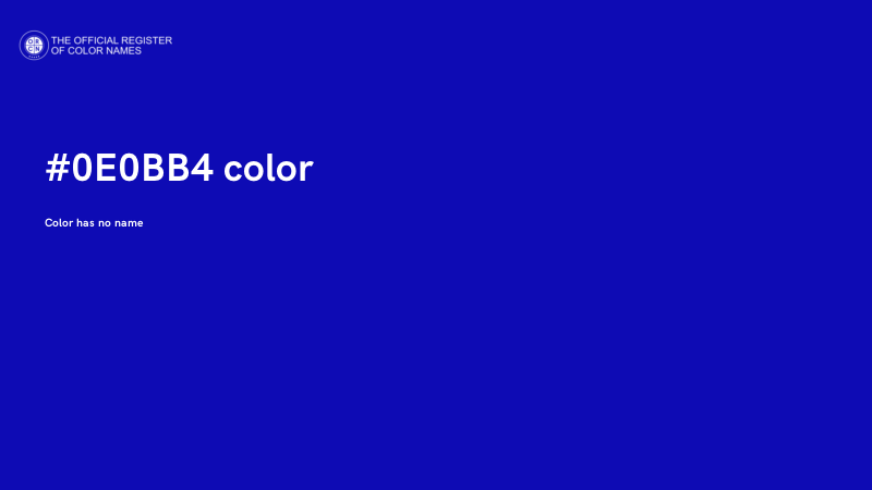 #0E0BB4 color image
