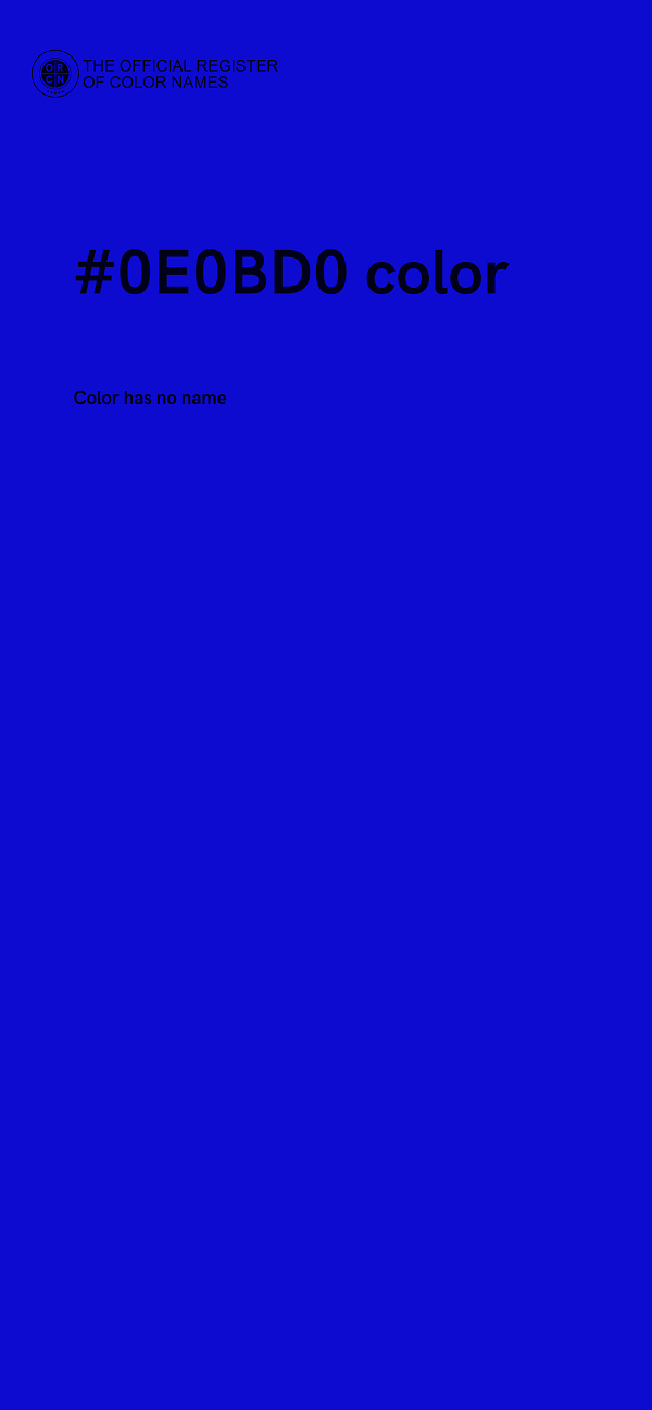 #0E0BD0 color image