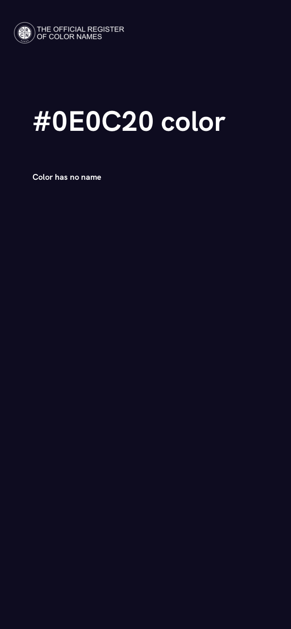#0E0C20 color image