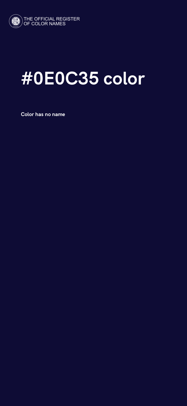 #0E0C35 color image