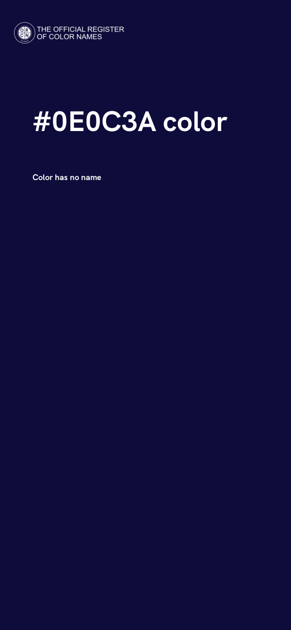 #0E0C3A color image