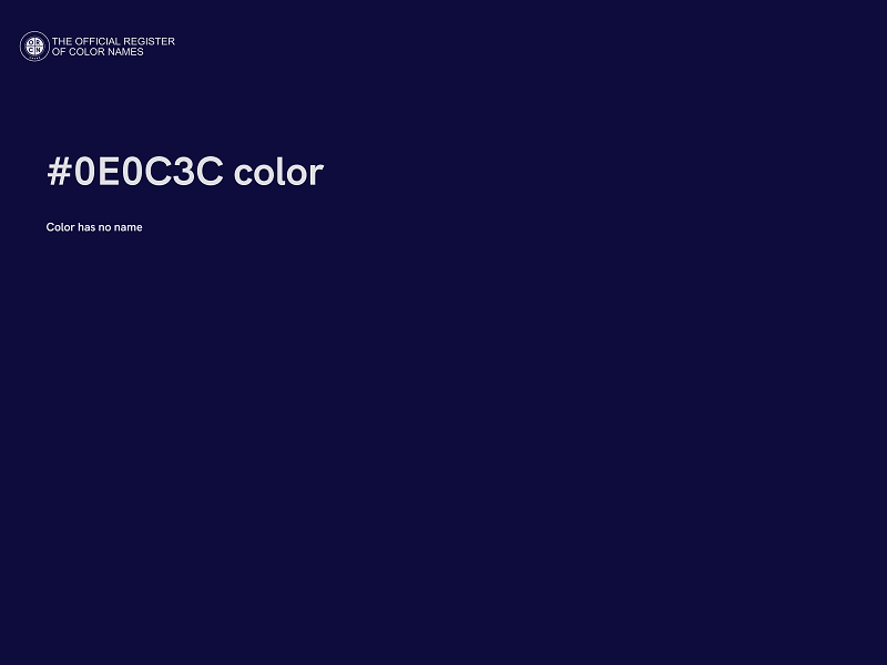 #0E0C3C color image