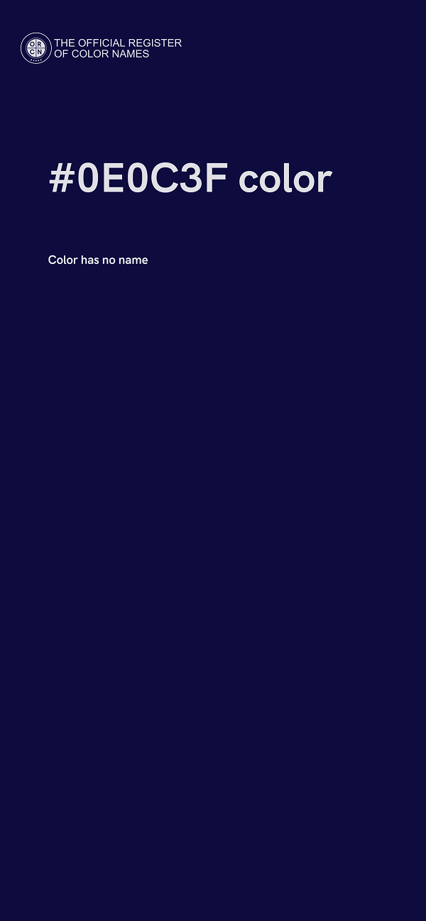 #0E0C3F color image