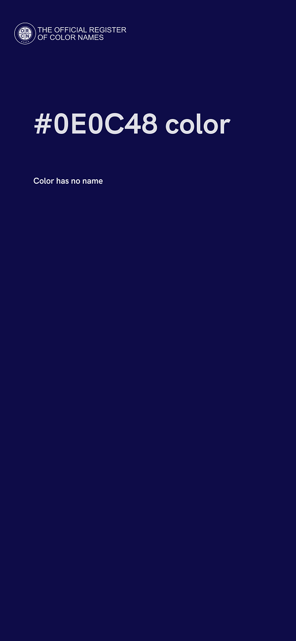 #0E0C48 color image