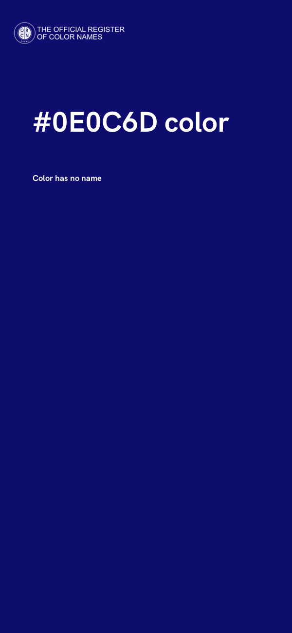#0E0C6D color image