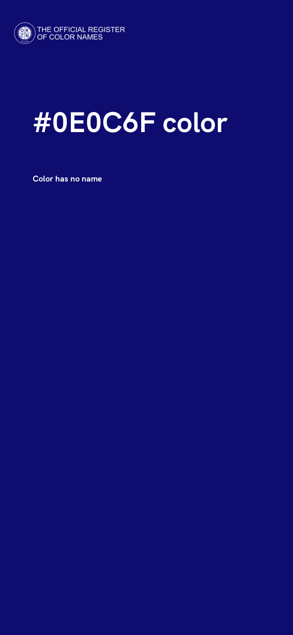 #0E0C6F color image