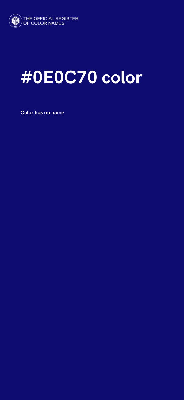 #0E0C70 color image