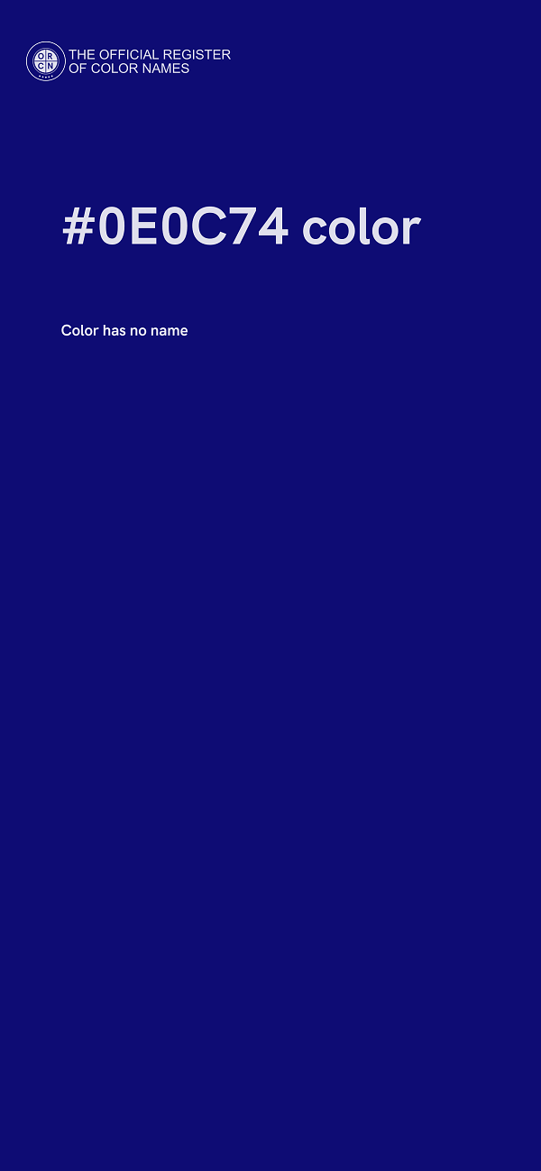 #0E0C74 color image