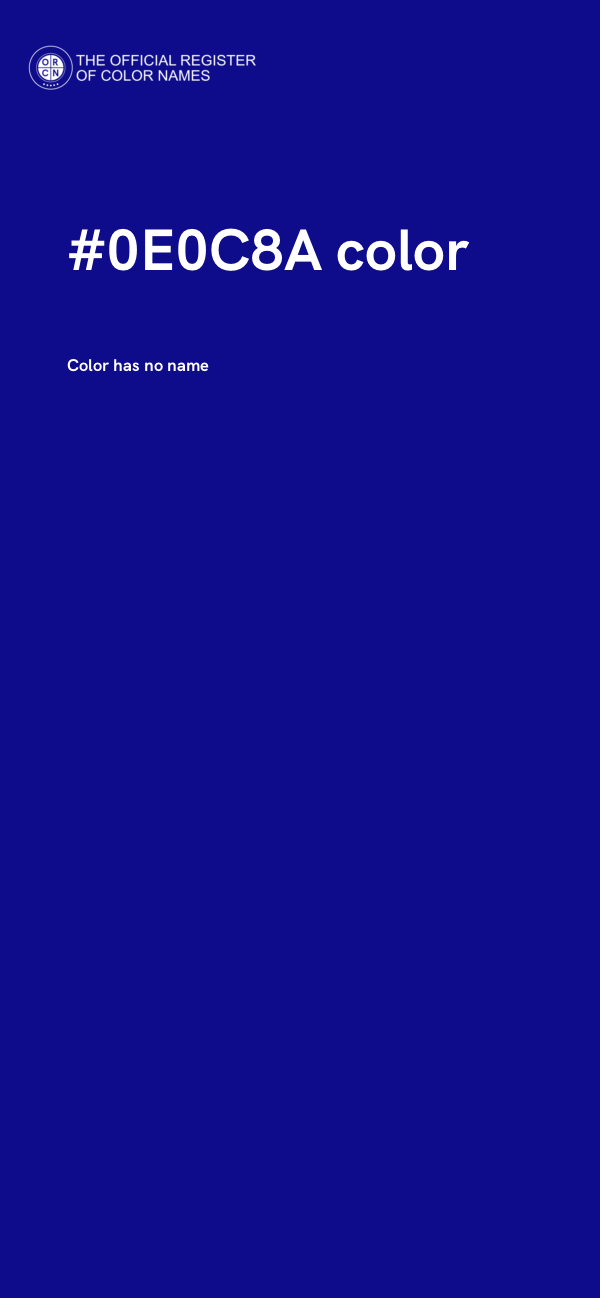 #0E0C8A color image