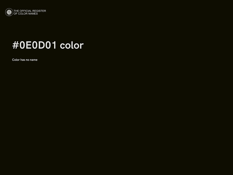 #0E0D01 color image