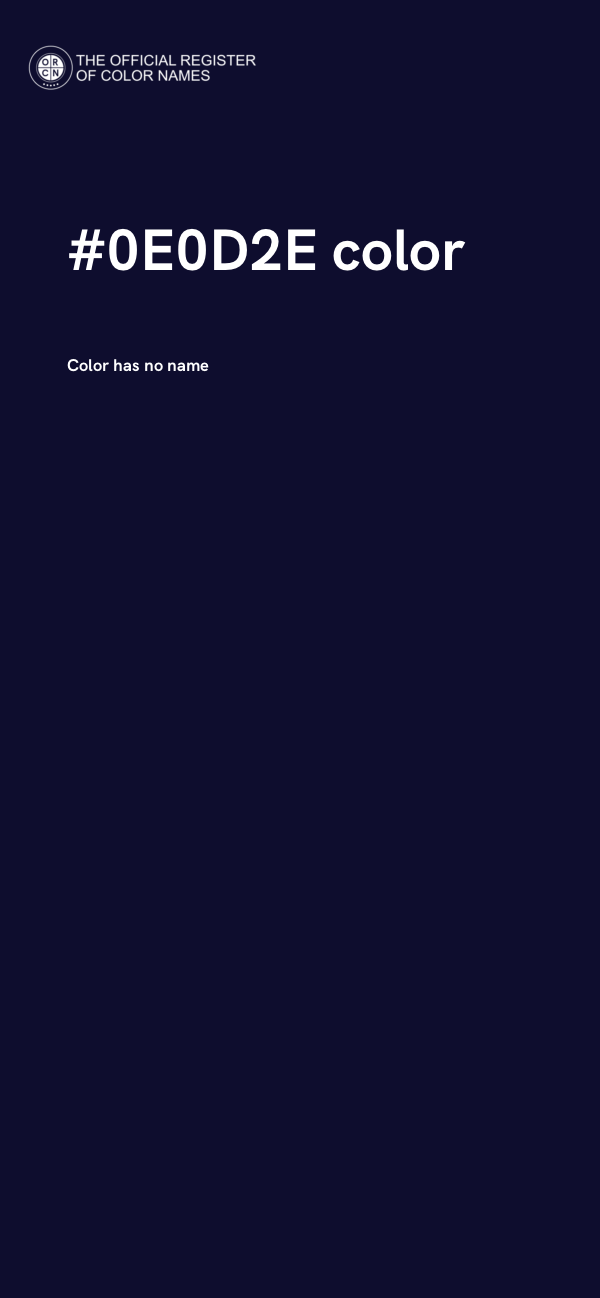 #0E0D2E color image