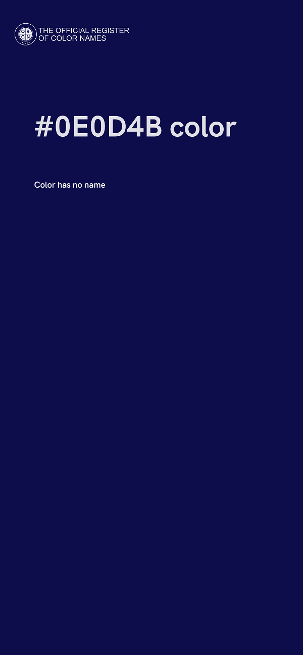 #0E0D4B color image