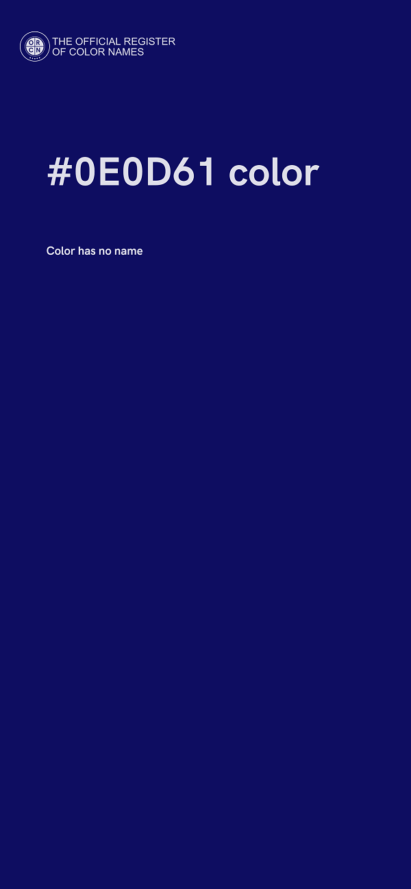 #0E0D61 color image