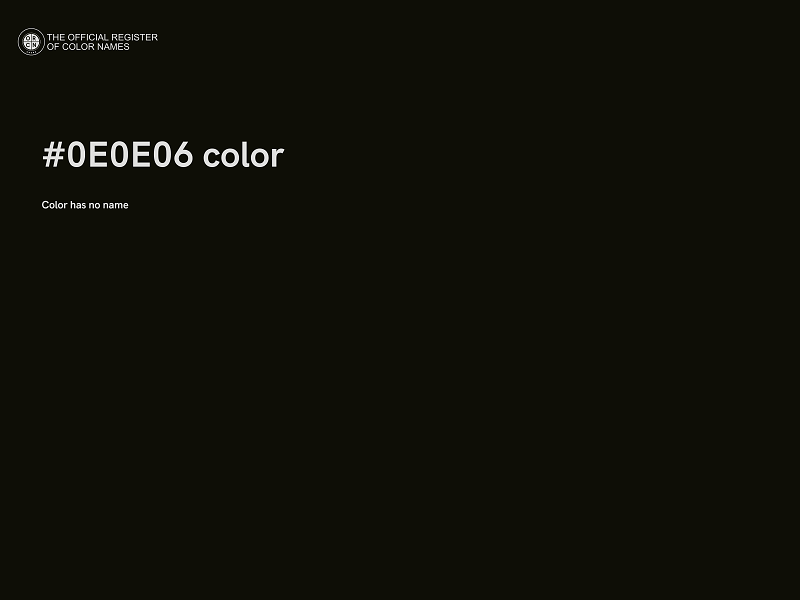 #0E0E06 color image