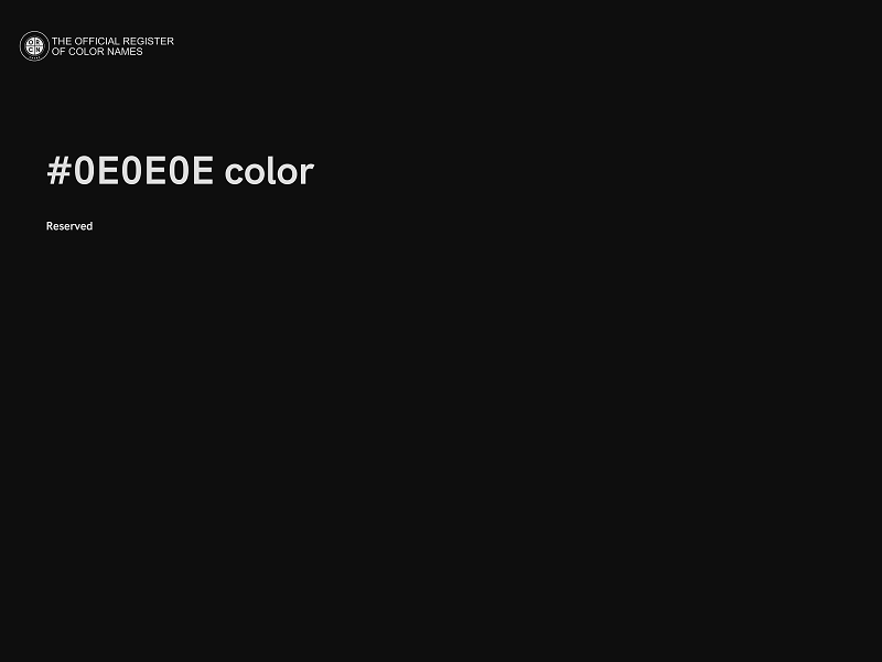 #0E0E0E color image