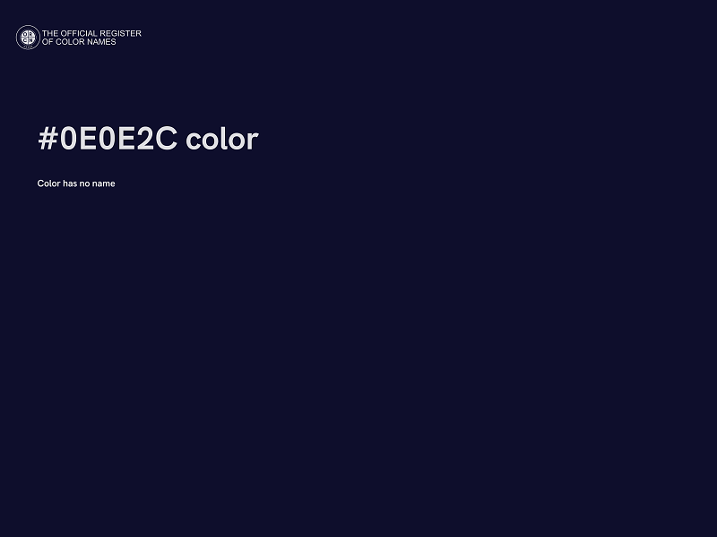 #0E0E2C color image