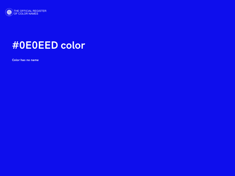 #0E0EED color image