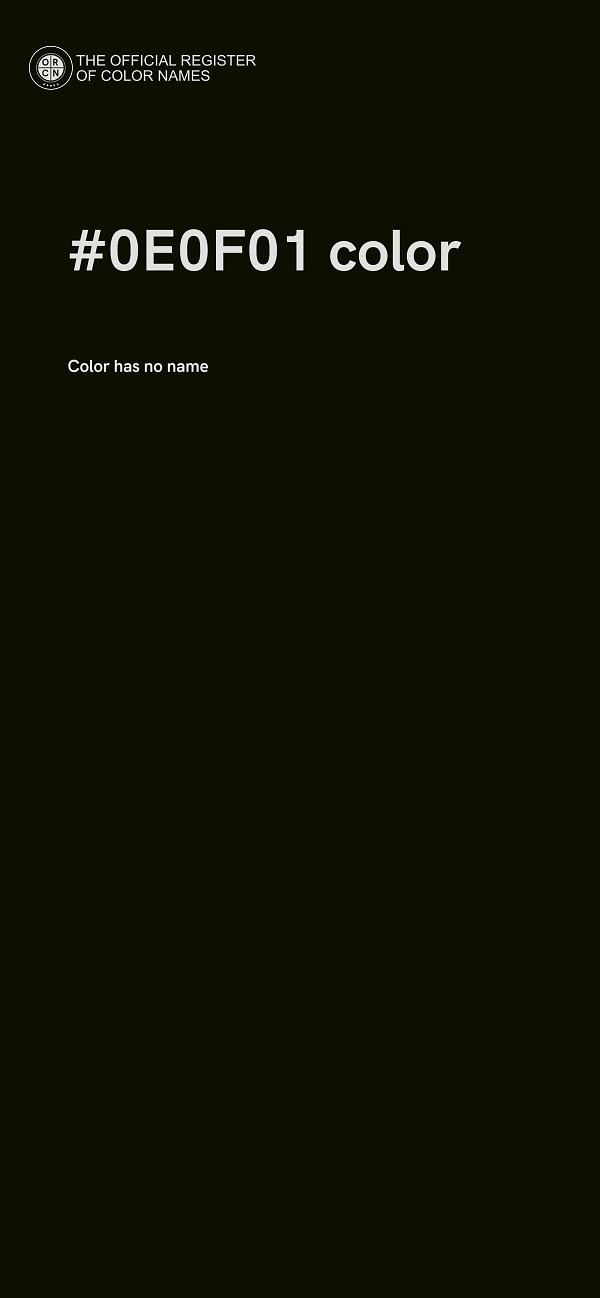 #0E0F01 color image