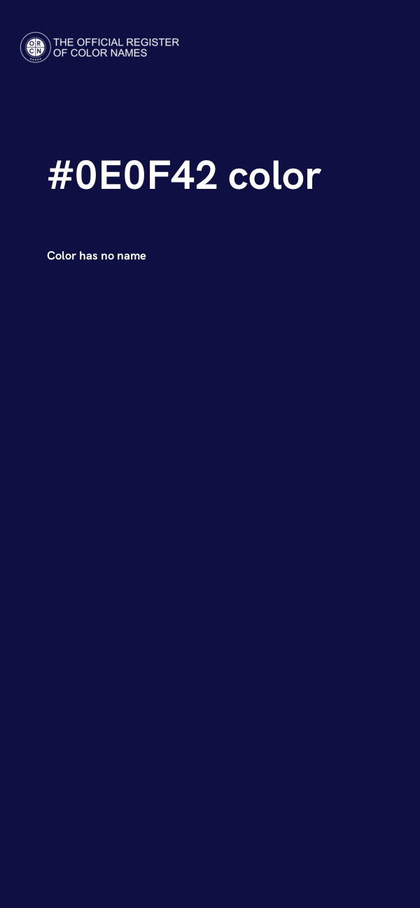 #0E0F42 color image