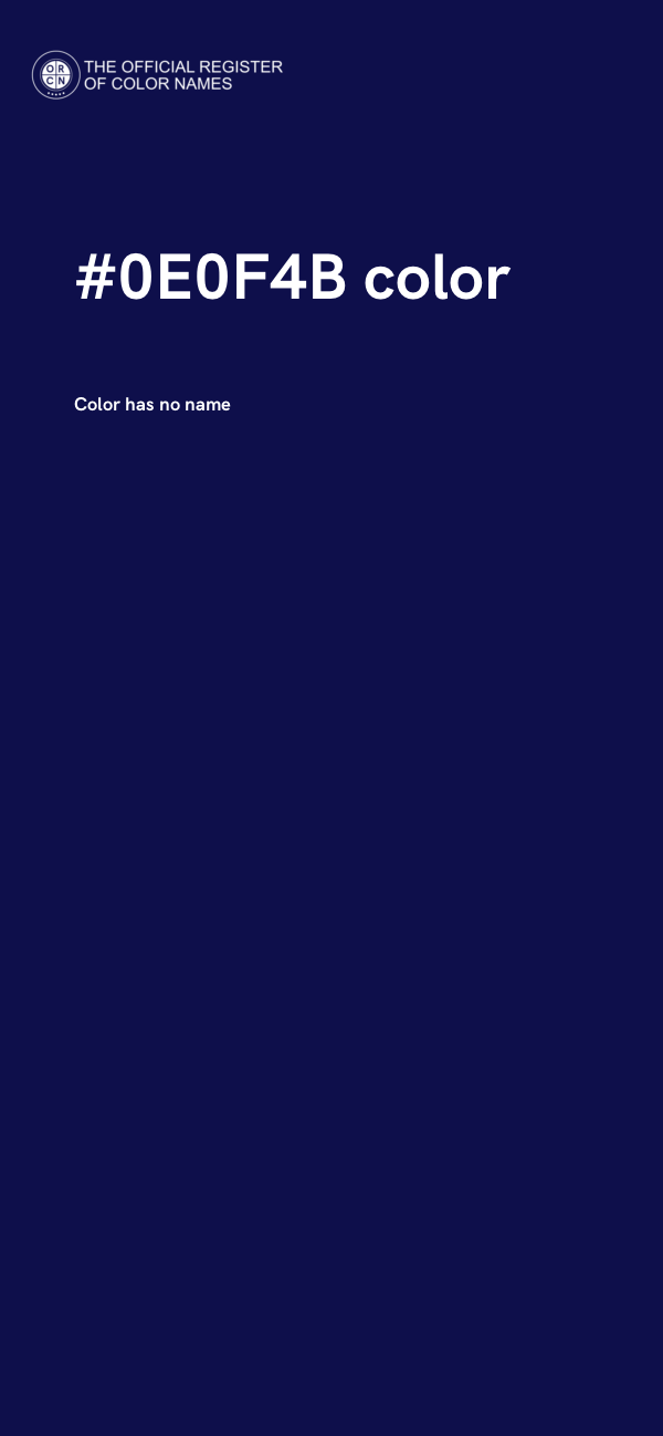#0E0F4B color image