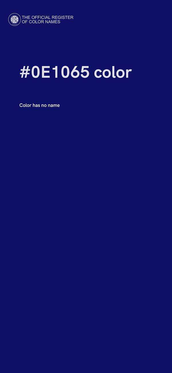 #0E1065 color image