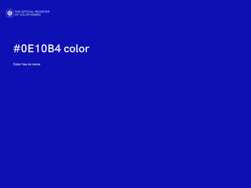 #0E10B4 color image