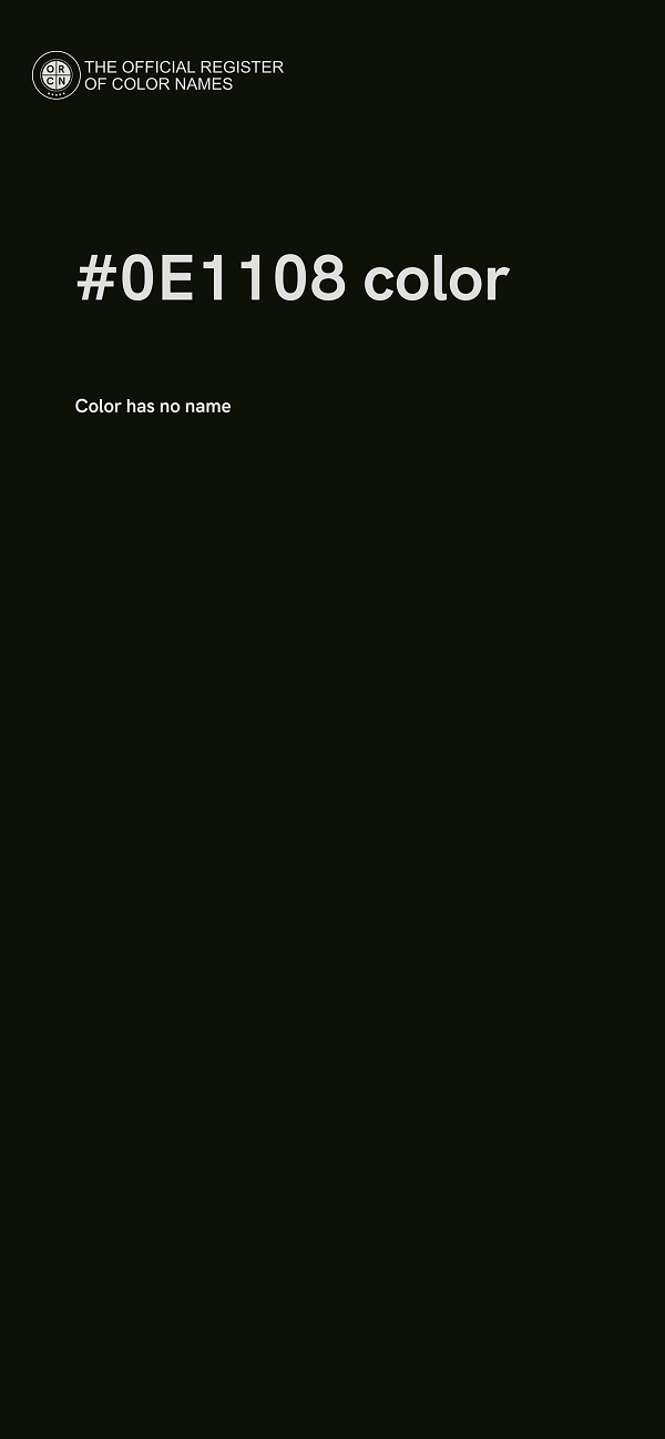 #0E1108 color image
