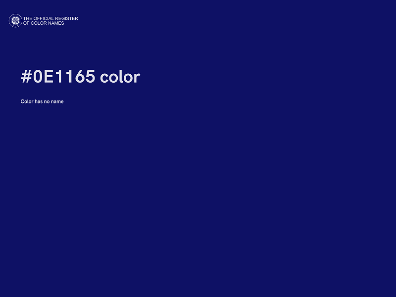 #0E1165 color image
