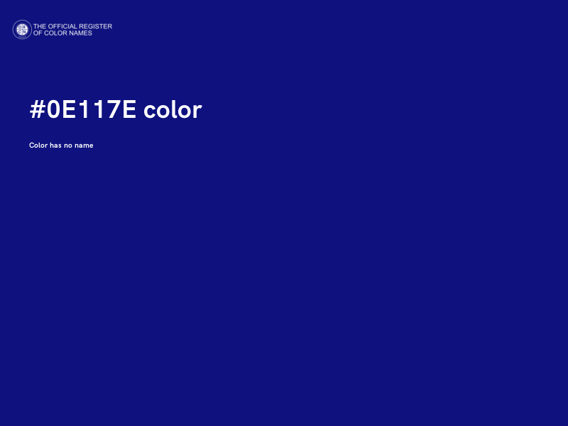 #0E117E color image