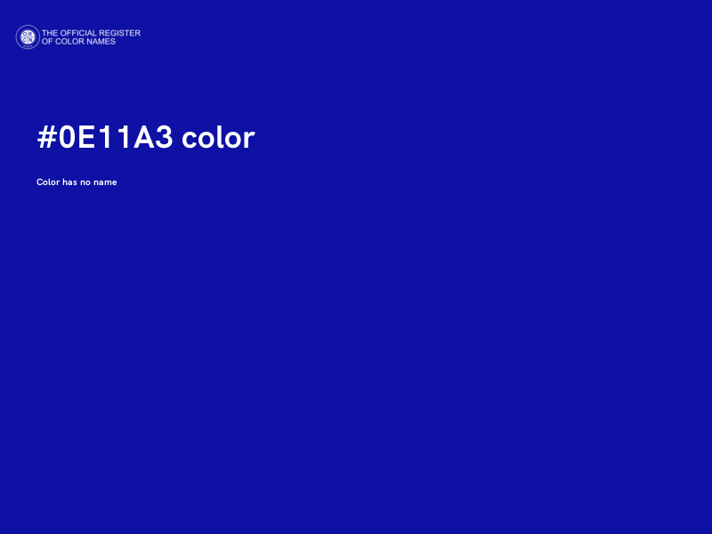 #0E11A3 color image