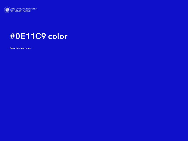 #0E11C9 color image