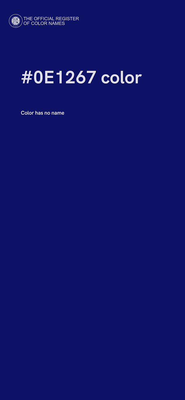 #0E1267 color image