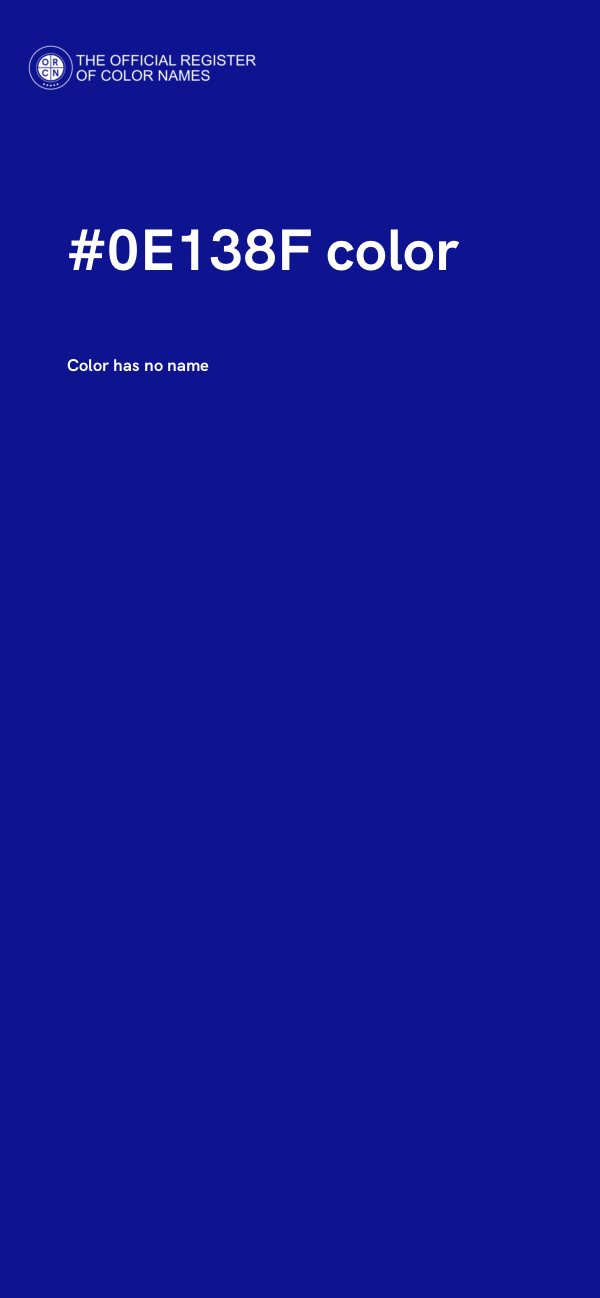 #0E138F color image