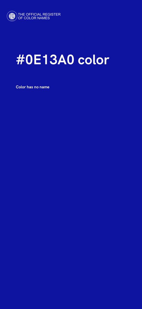 #0E13A0 color image