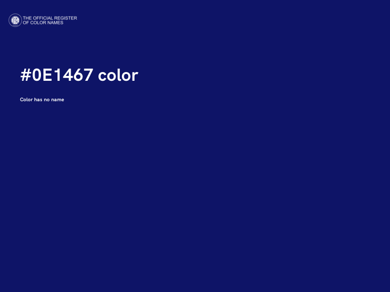 #0E1467 color image