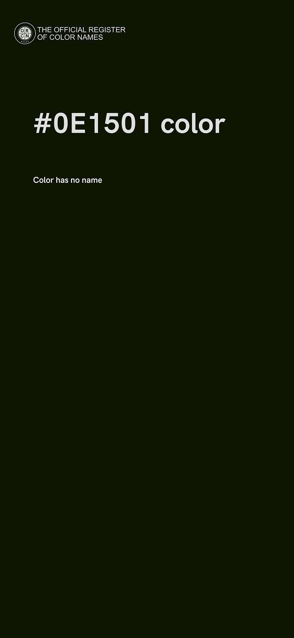 #0E1501 color image