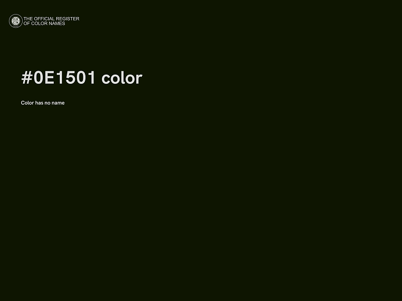 #0E1501 color image