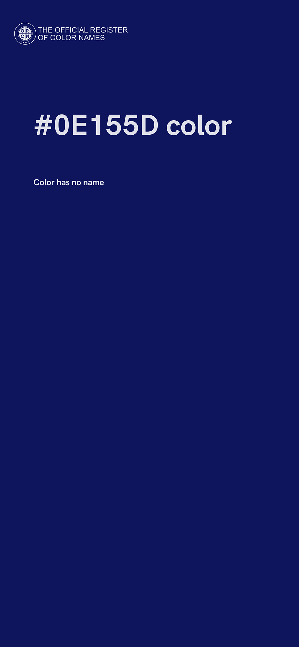 #0E155D color image