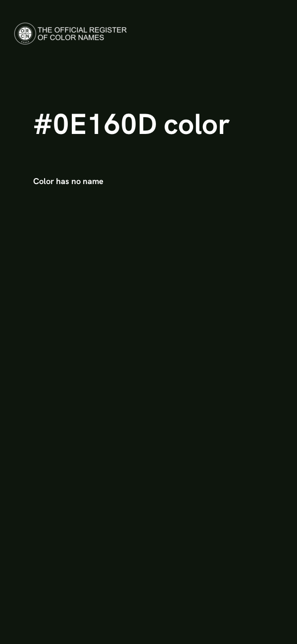 #0E160D color image