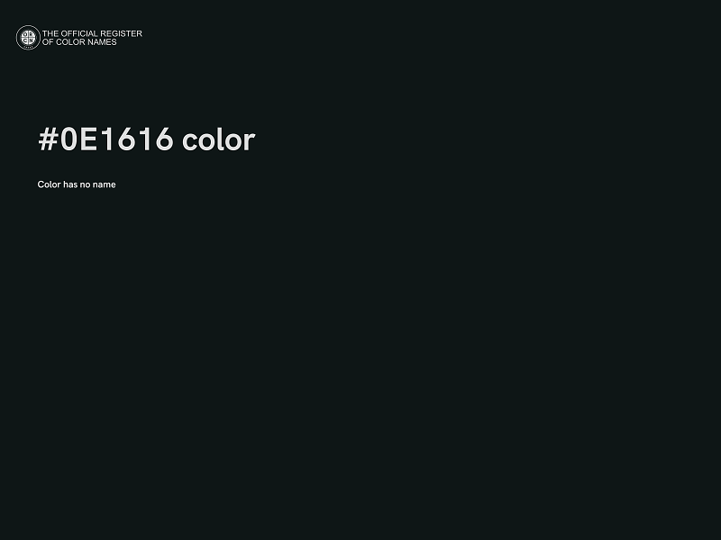 #0E1616 color image