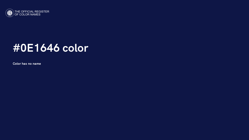 #0E1646 color image