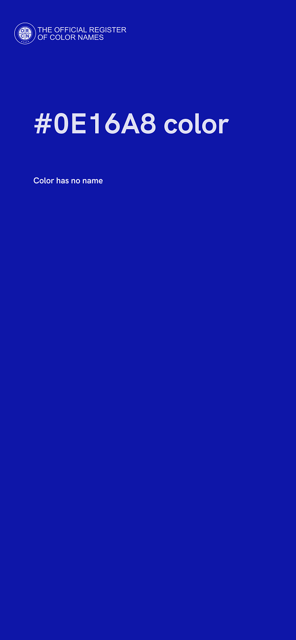 #0E16A8 color image