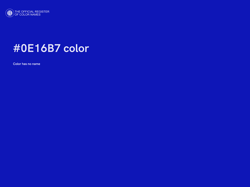 #0E16B7 color image