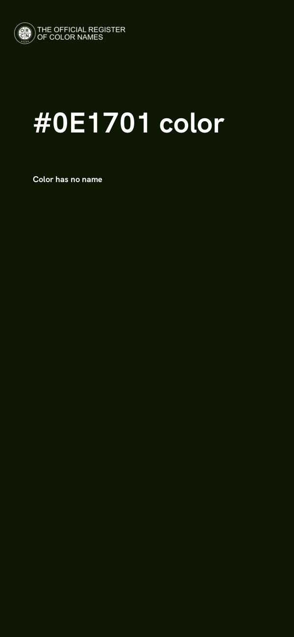 #0E1701 color image