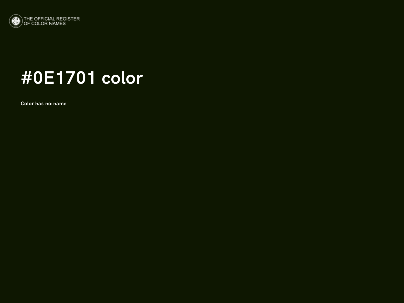 #0E1701 color image
