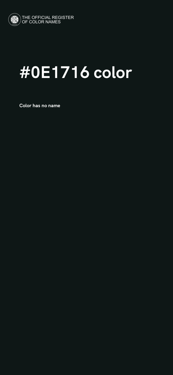 #0E1716 color image